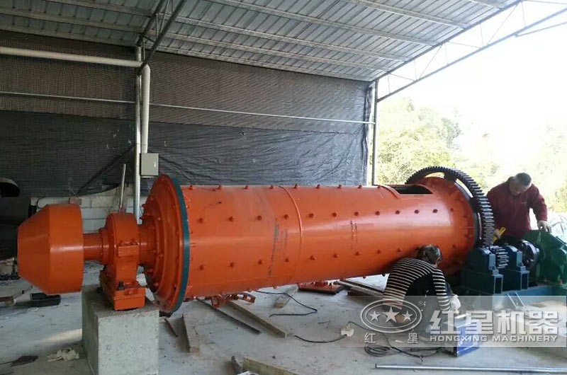 球磨机现场